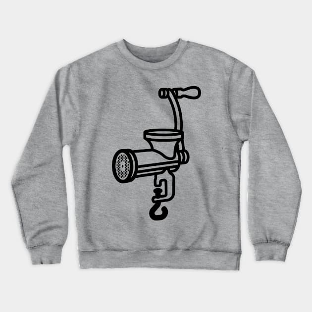 Meat Grinder Crewneck Sweatshirt by Really Big Kid